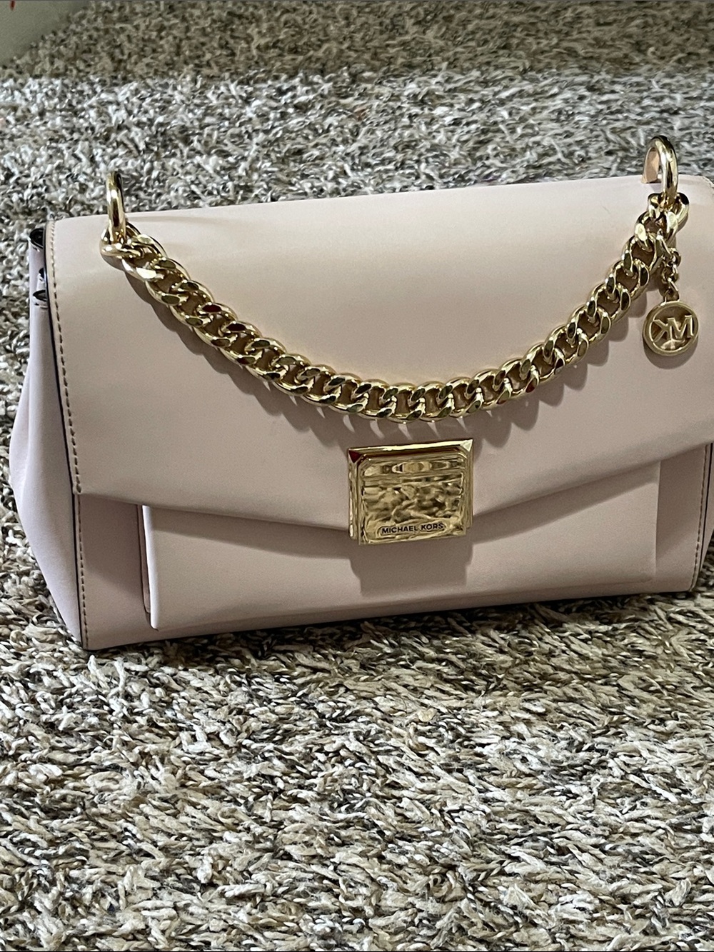 Michael Kors Blush Pink Chain-Handle Shoulder Bag